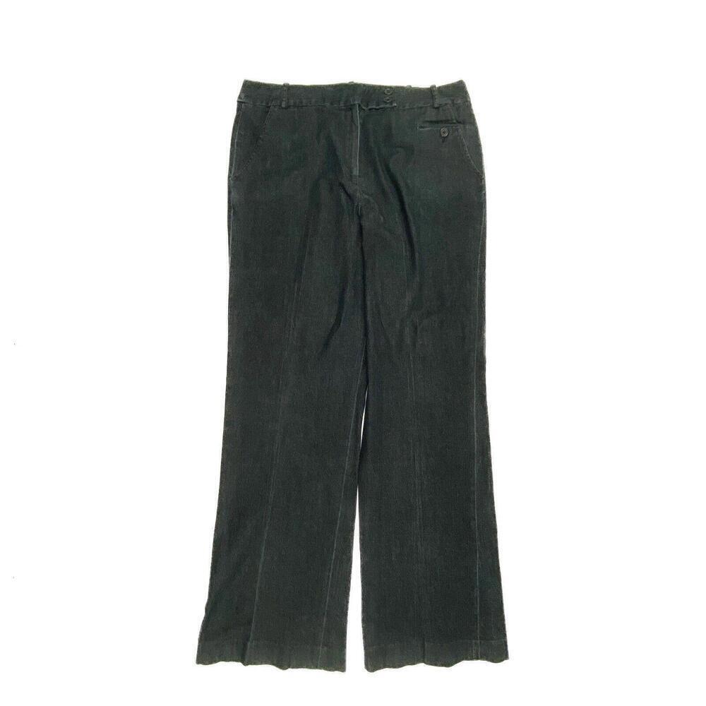 Larry Levine Bootcut Womens's ize 12 Dark Wash Blue‎ Denim Jeans
